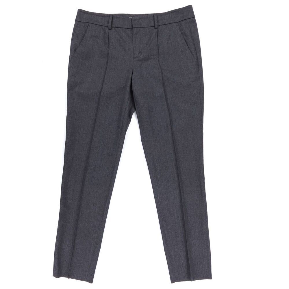 VINCE Wool Tapered Pleated Trousers Career Old Money Quiet Luxury Preppy Minimal